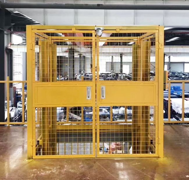 泰安智能导轨式升降机亮相